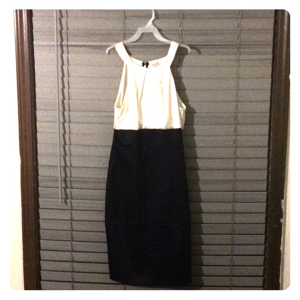 Dress from Xscape made by Joanna Chen